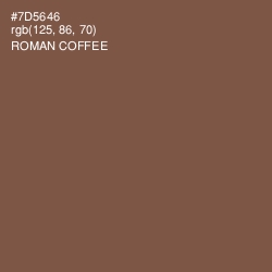 #7D5646 - Roman Coffee Color Image